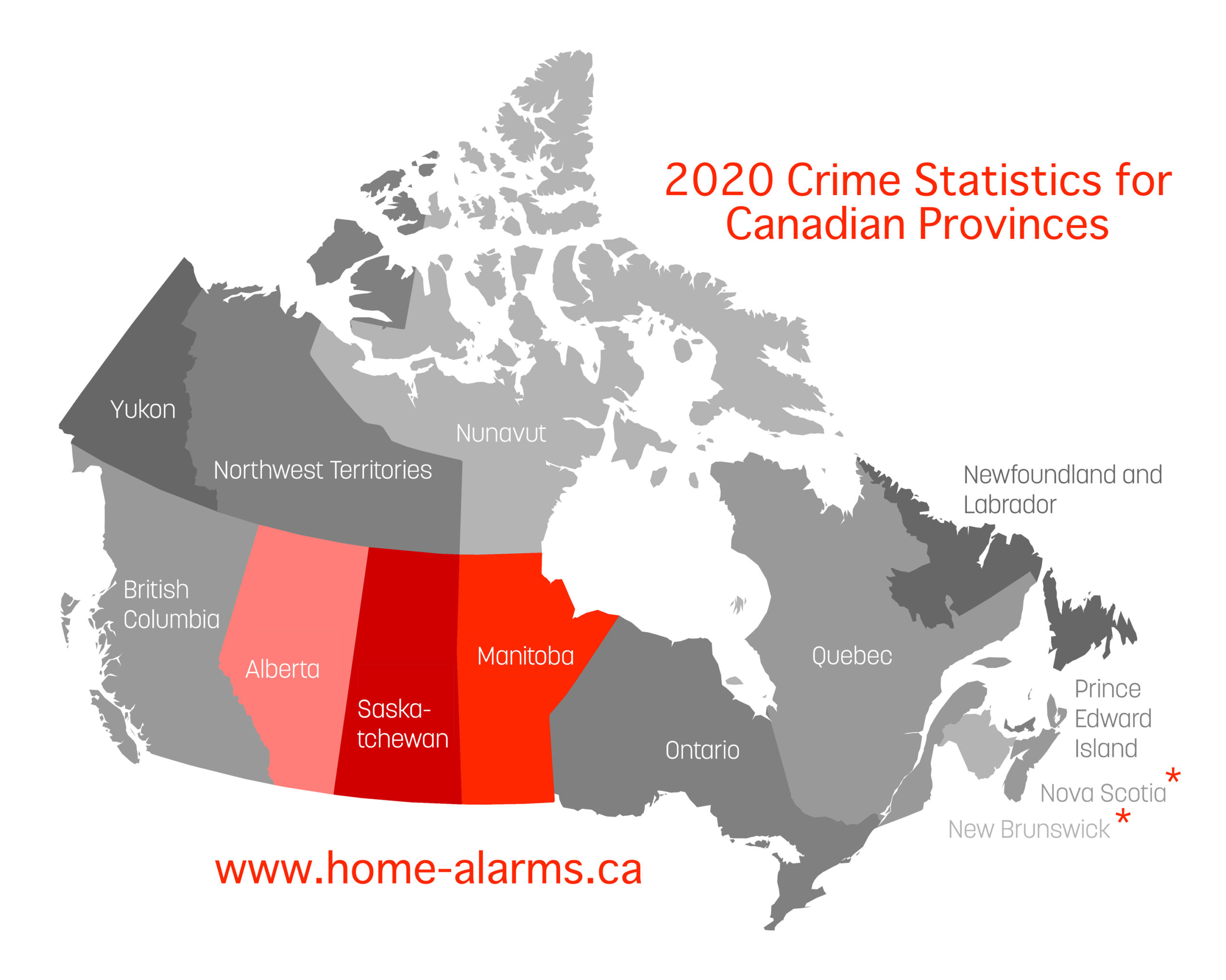 Most Dangerous Provinces in Canada ADT (now Telus) Canada Home Security Systems