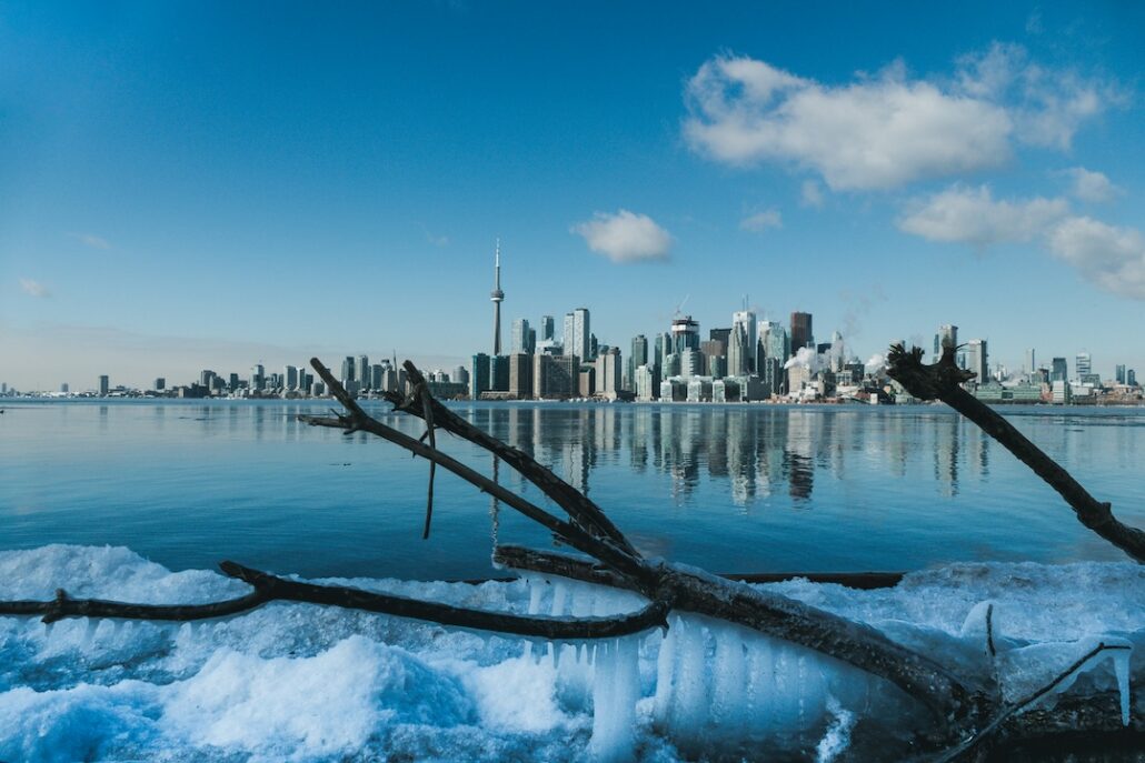 icy Canadian city